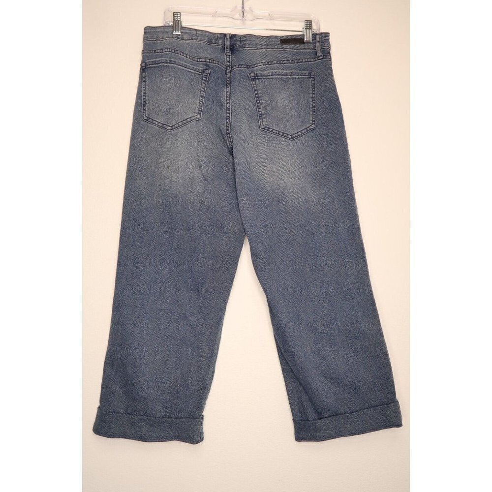 Social Standard by Sanctuary Jeans Denim Capri High Rise Blue Women's 14 EUC - Picture 7 of 12